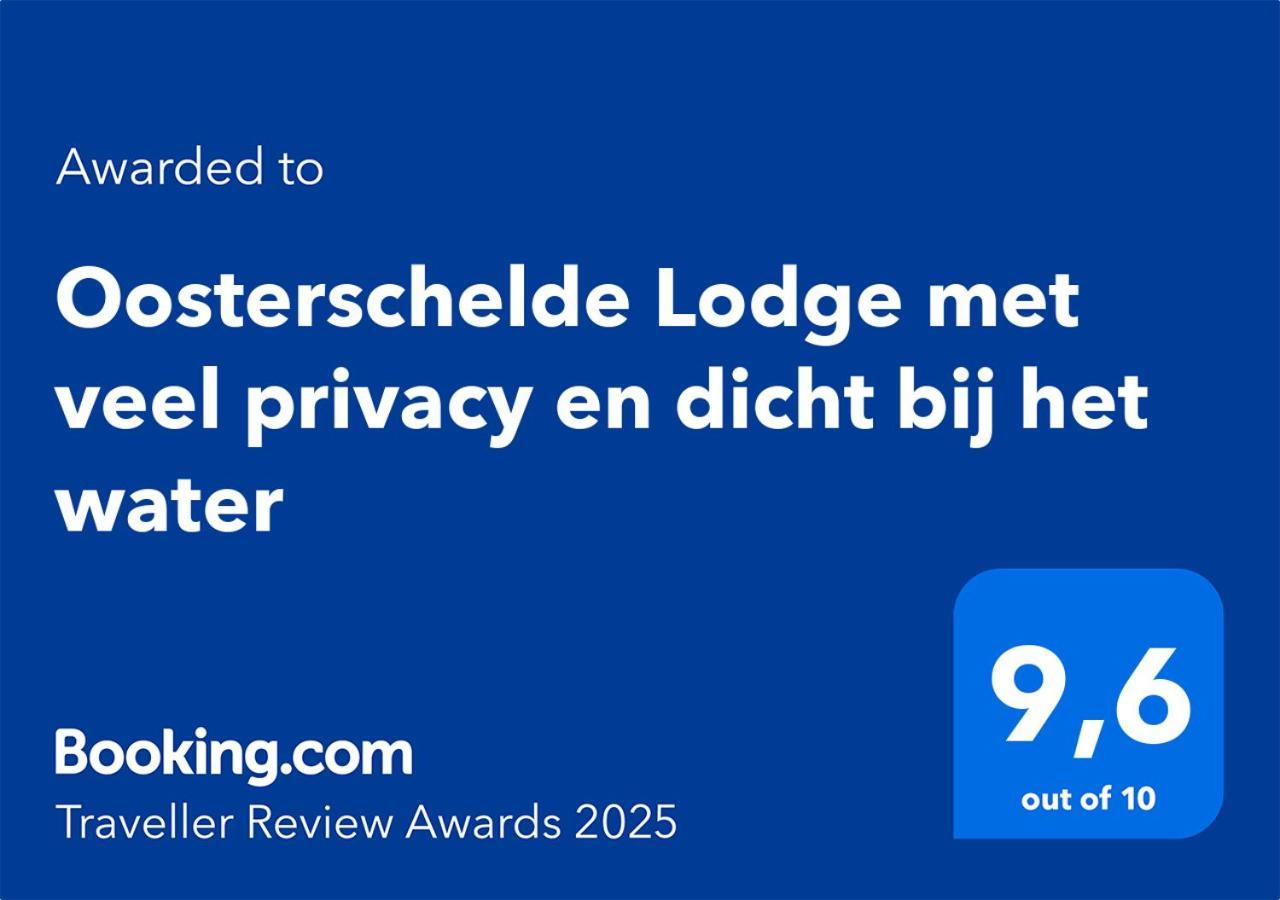 Oosterschelde Lodge Met Veel Privacy En Dicht Bij Het Water Scherpenisse Esterno foto